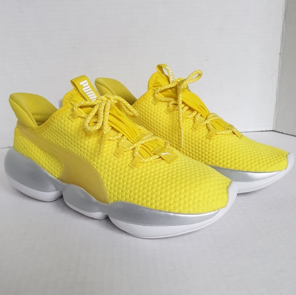 Puma Mode XT Bright Yellow Womens Active Hybrid Training Lace-Up Sneakers Sz 6 - Picture 9 of 12